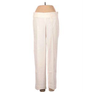 Liz Claiborne Straight Leg White Trouser Pants